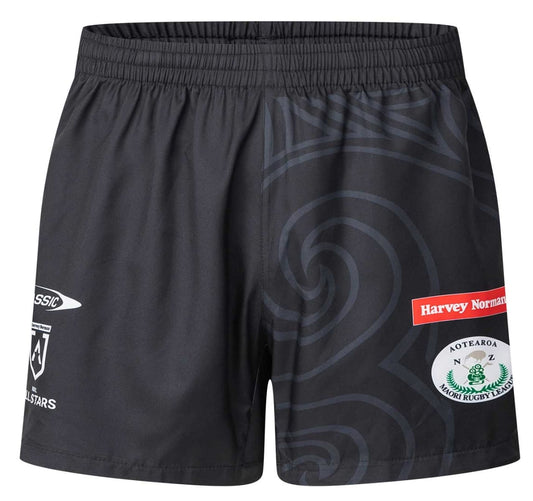 New Zealand Maori All Stars 2025 NRL Mens Gym Shorts