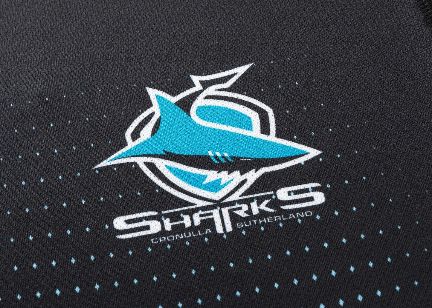 Cronulla Sharks 2025 NRL Mens Black Training Shirt