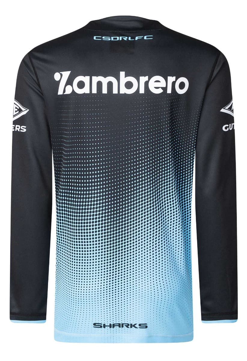 Cronulla Sharks 2025 NRL Mens Long Sleeve Training Shirt