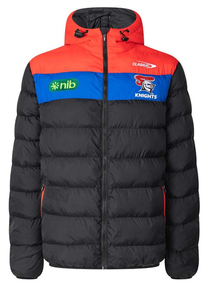 Newcastle Knights 2025 NRL Mens Puffer Jacket