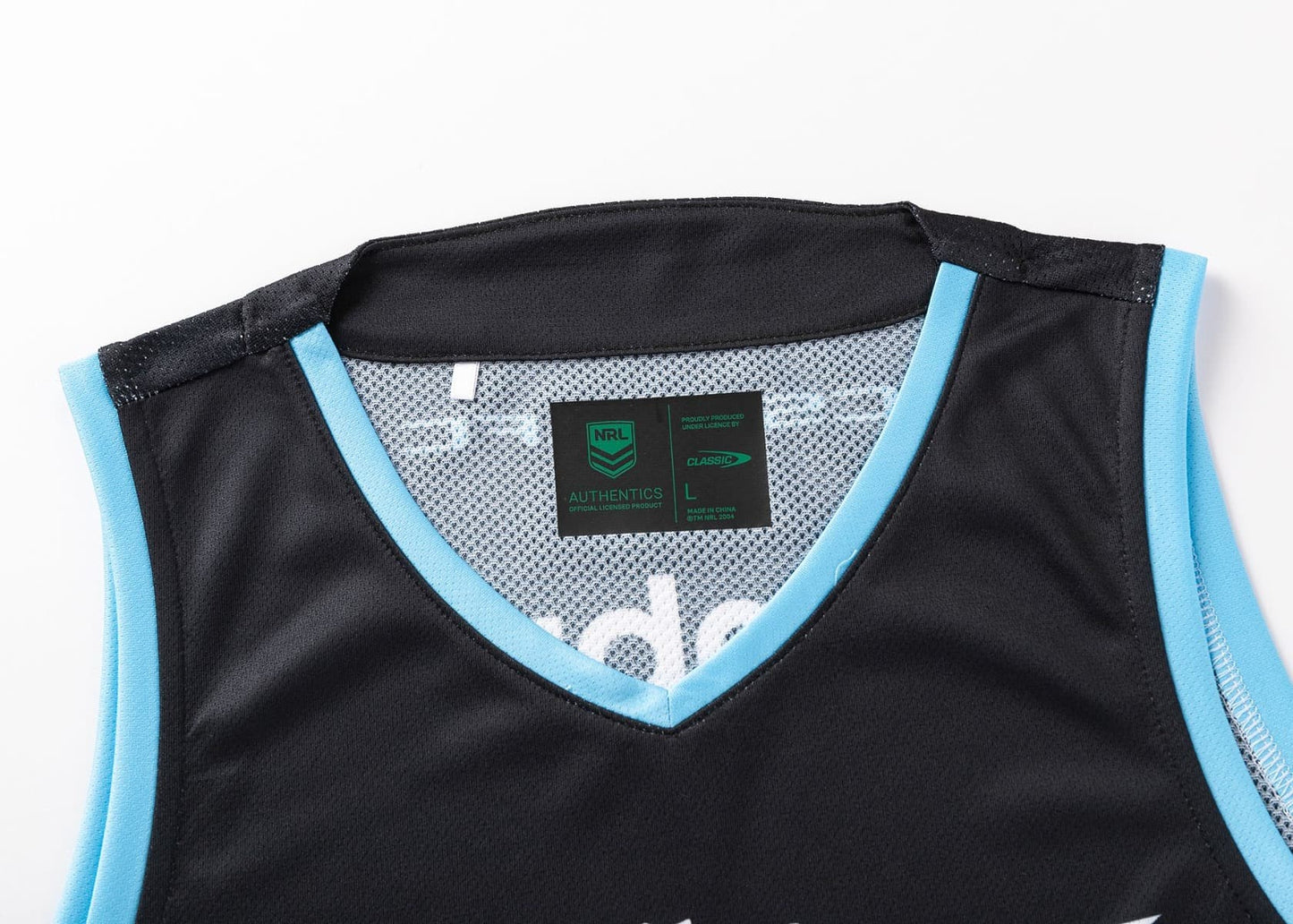 Cronulla Sharks 2025 NRL Mens Black Training Singlet