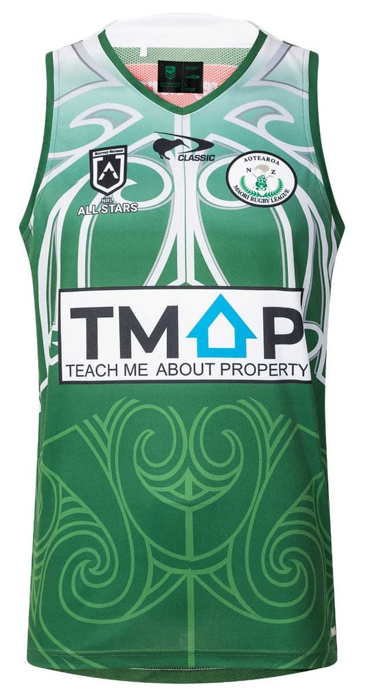 New Zealand Maori All Stars 2025 NRL Mens Training Singlet