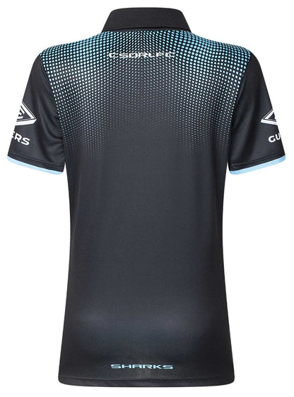 Cronulla Sharks 2025 NRL Ladies Media Polo Shirt