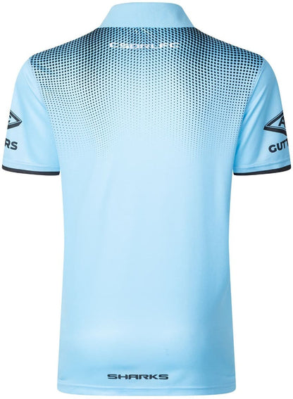 Cronulla Sharks 2025 NRL Mens Players Polo Shirt