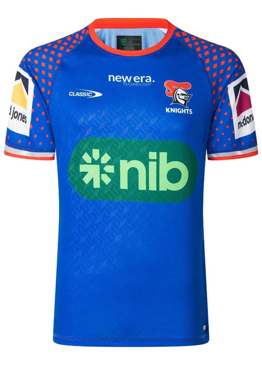 Newcastle Knights 2025 NRL Mens Royal Training Shirt