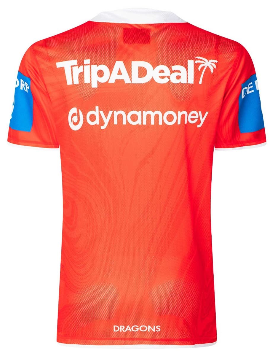 St George Dragons 2025 NRL Mens Red Training Shirt