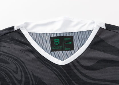 St George Dragons 2025 NRL Mens Black Training Shirt
