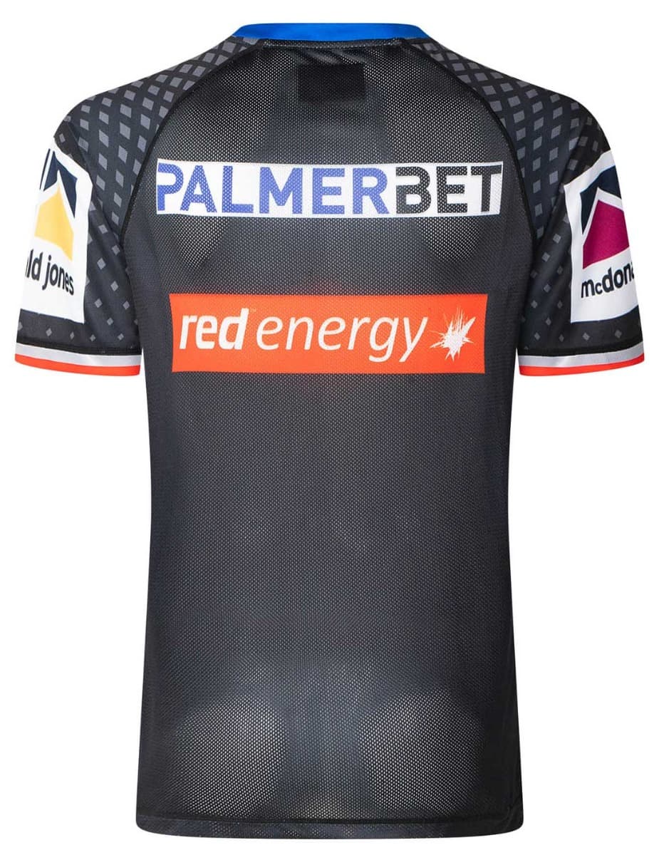 Newcastle Knights 2025 NRL Mens Black Training Shirt