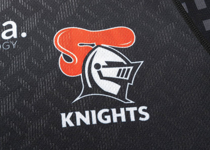 Newcastle Knights 2025 NRL Mens Black Training Shirt