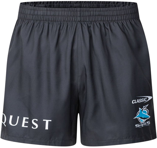 Cronulla Sharks 2025 NRL Mens Training Gym Shorts