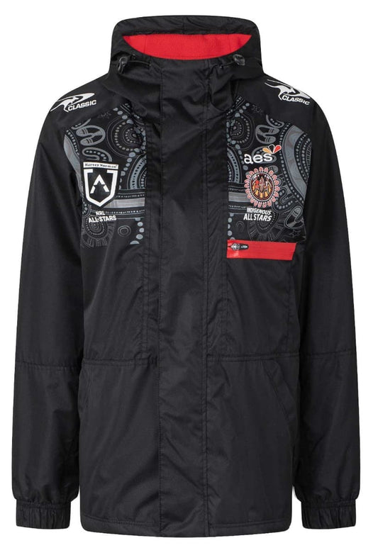 Indigenous All Stars 2023 NRL Mens Team Wet Weather Jacket