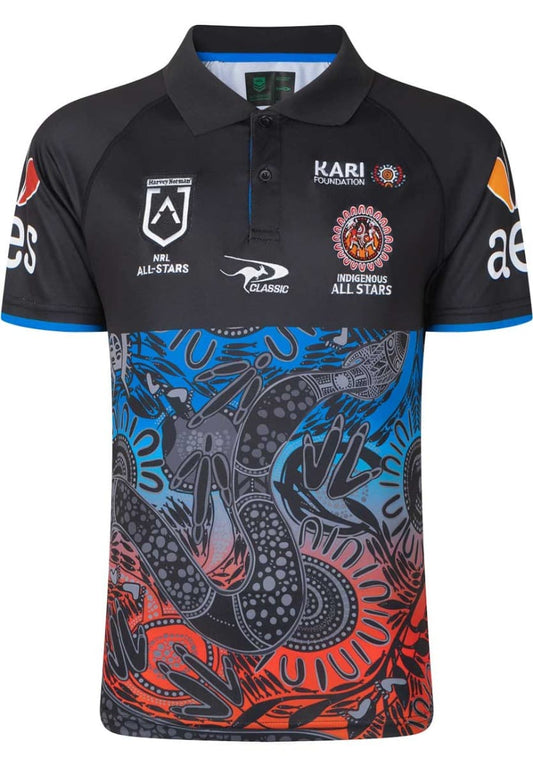 Indigenous All Stars Mens Performance Polo Shirt