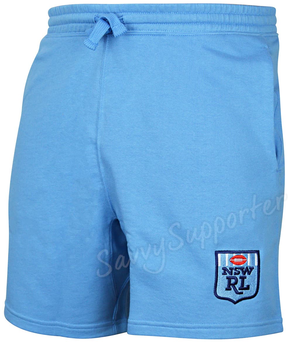 NSW Blues 2025 State of Origin  Mens Sky Fleece Shorts