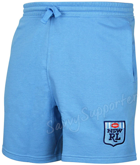 NSW Blues 2025 State of Origin  Mens Sky Fleece Shorts