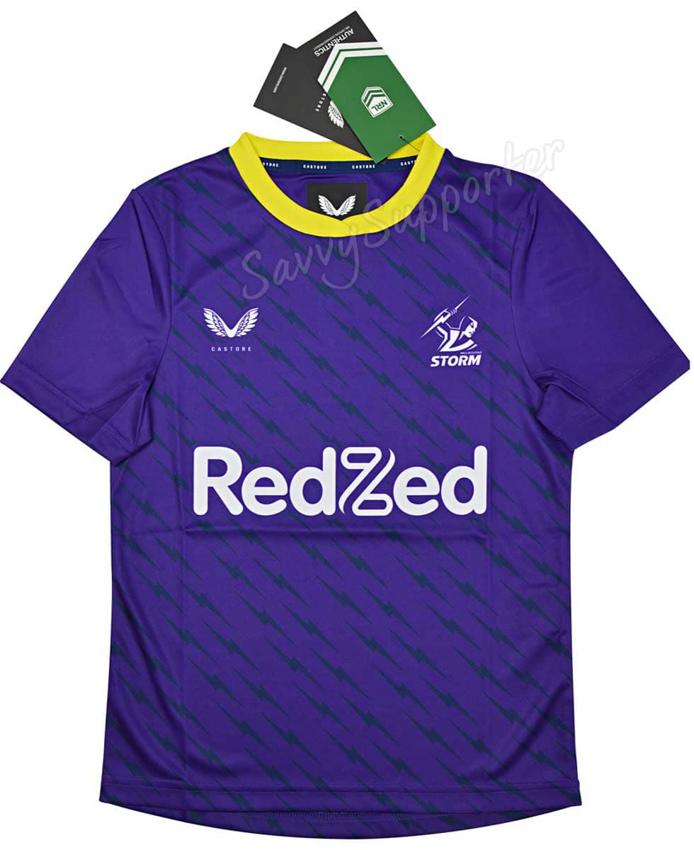 Melbourne Storm NRL Kids Purple Training Shirt