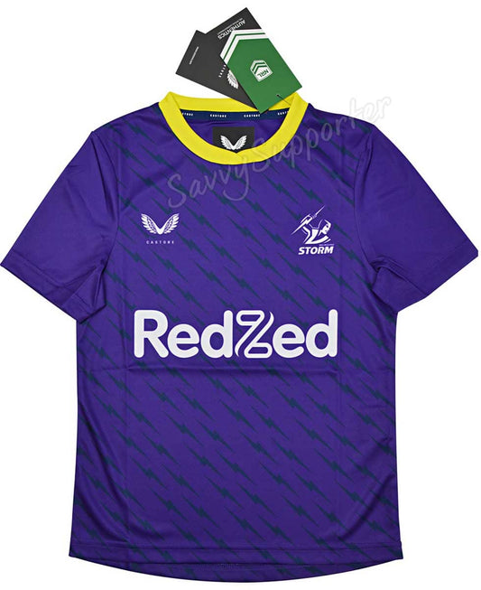 Melbourne Storm NRL Kids Purple Training Shirt