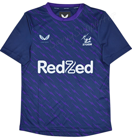 Melbourne Storm NRL Kids Navy Training Shirt