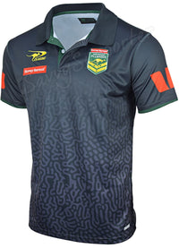 Australian Jillaroos NRL Mens Media Polo Shirt