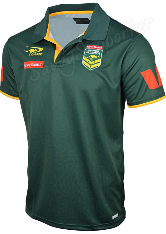 Australian Jillaroos 2023 NRL Mens Team Polo Shirt
