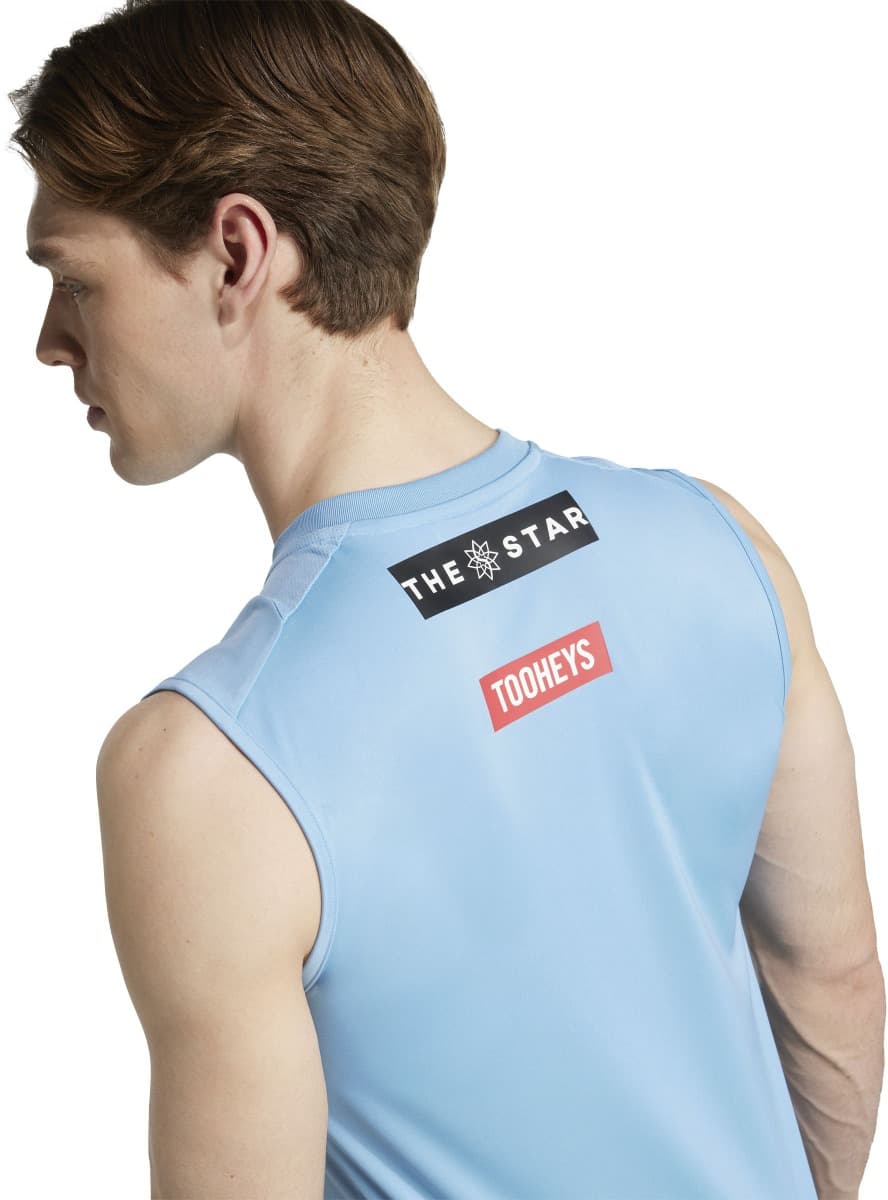 NSW Blues 2025 State of Origin Mens Light Blue Training Singlet