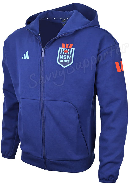 NSW Blues 2025 State of Origin Mens Presentation Jacket Hoody