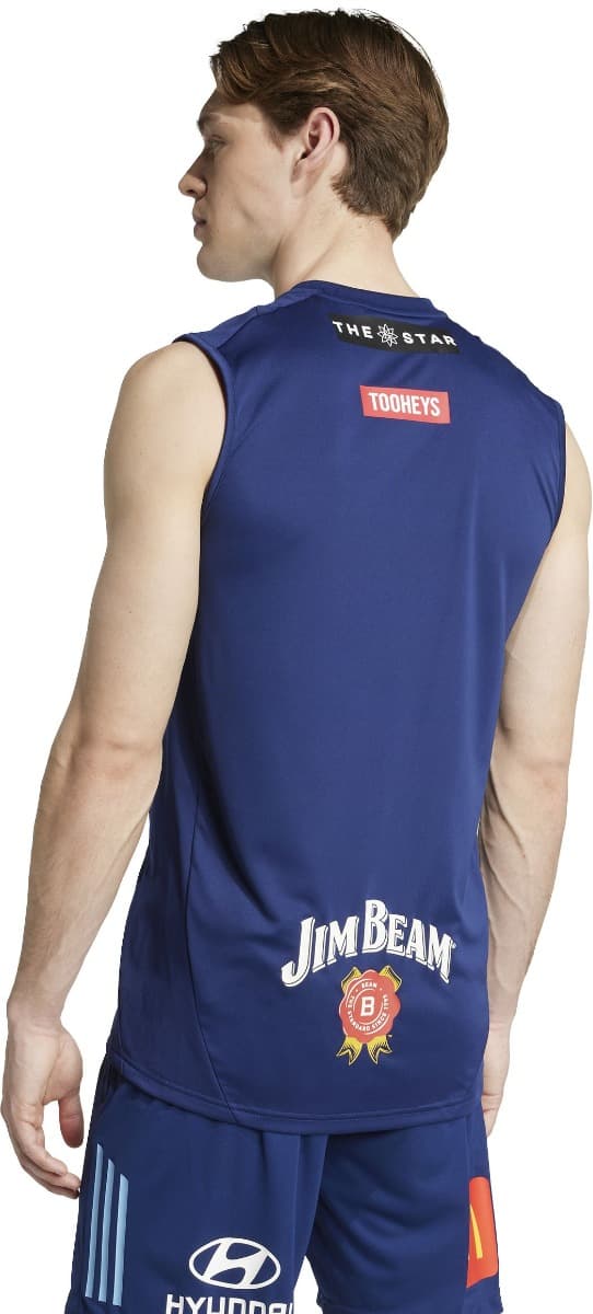 NSW Blues 2025 State of Origin Mens Dark Blue Training Singlet