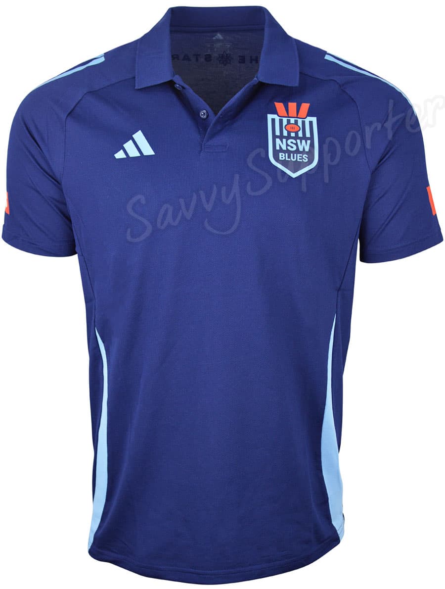 NSW Blues 2025 State of Origin Mens Team Polo Shirt