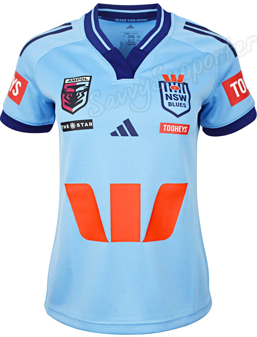 NSW Blues 2025 State of Origin Ladies On Field Jersey