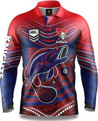 Newcastle Knights NRL Indigenous Fishing Shirt