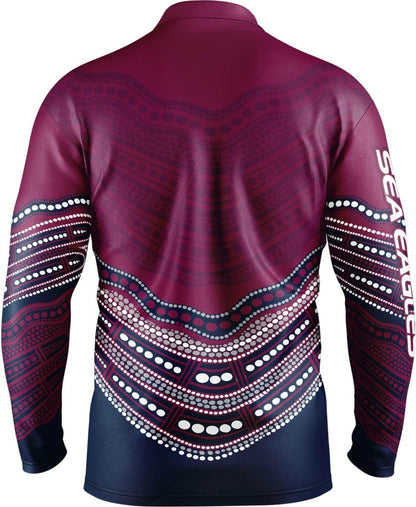 Manly Sea Eagles NRL Indigenous Fishing Shirt