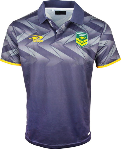 Australian Kangaroos 2025 NRL Mens Team Polo Shirt