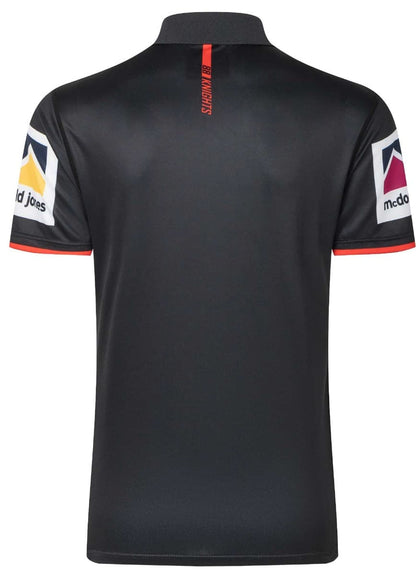 Newcastle Knights 2023 NRL Mens Black Coaches Polo Shirt