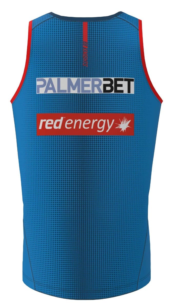 Newcastle Knights 2023 NRL Mens Navy Training Singlet