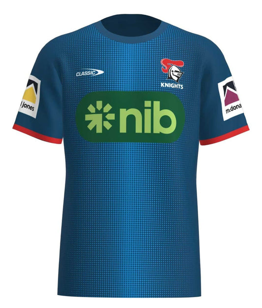 Newcastle Knights 2023 NRL Mens Navy Training Shirt