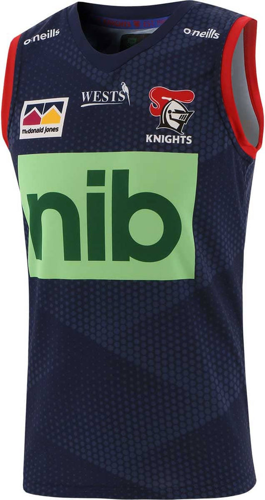 Newcastle Knights NRL Mens Navy Training Singlet