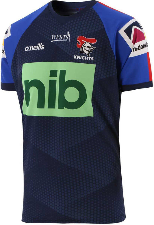 Newcastle Knights NRL Mens Navy Training Shirt