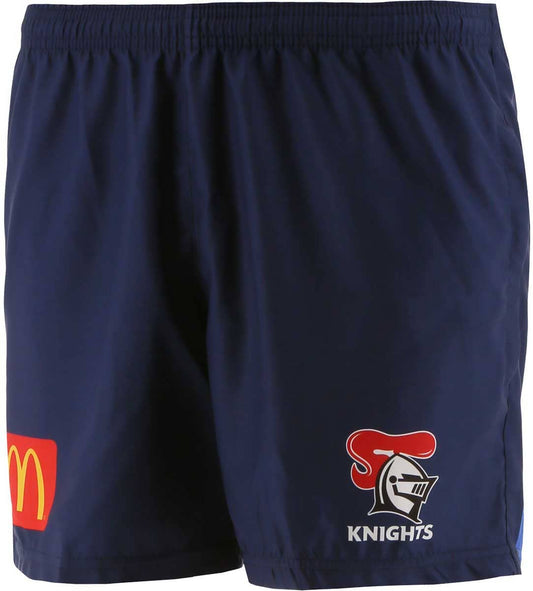Newcastle Knights NRL Mens Navy Training Shorts
