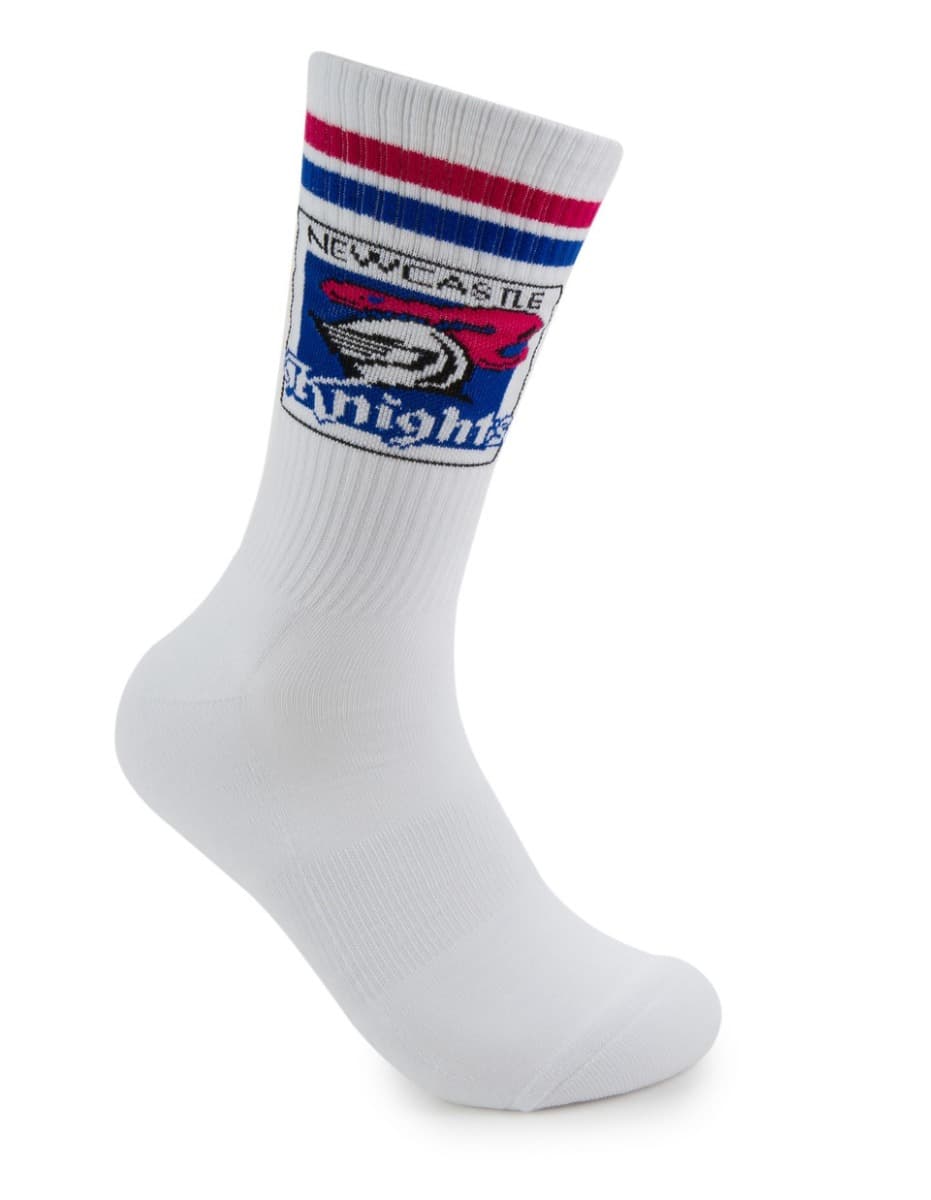 Newcastle Knights NRL Logos Sneaker Socks 2 Pack