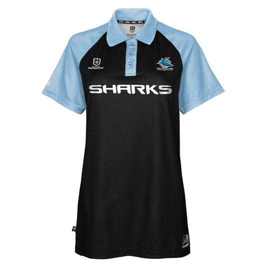 Cronulla Sharks NRL Ladies Performance Polo Shirt