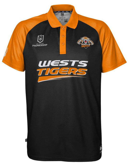Wests Tigers Mens Performance Polo Shirt