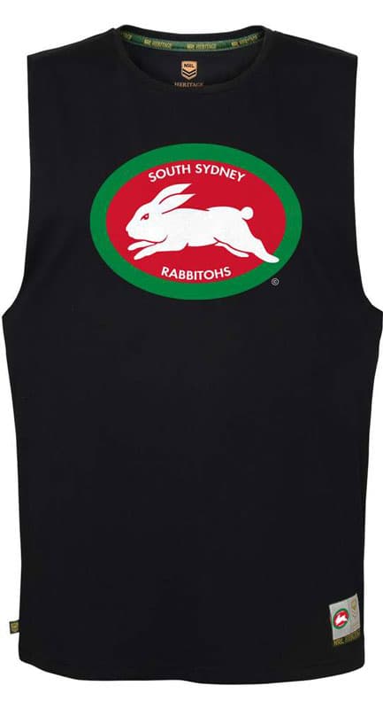 South Sydney Rabbitohs Heritage Crest Mens Muscle Tank Tee