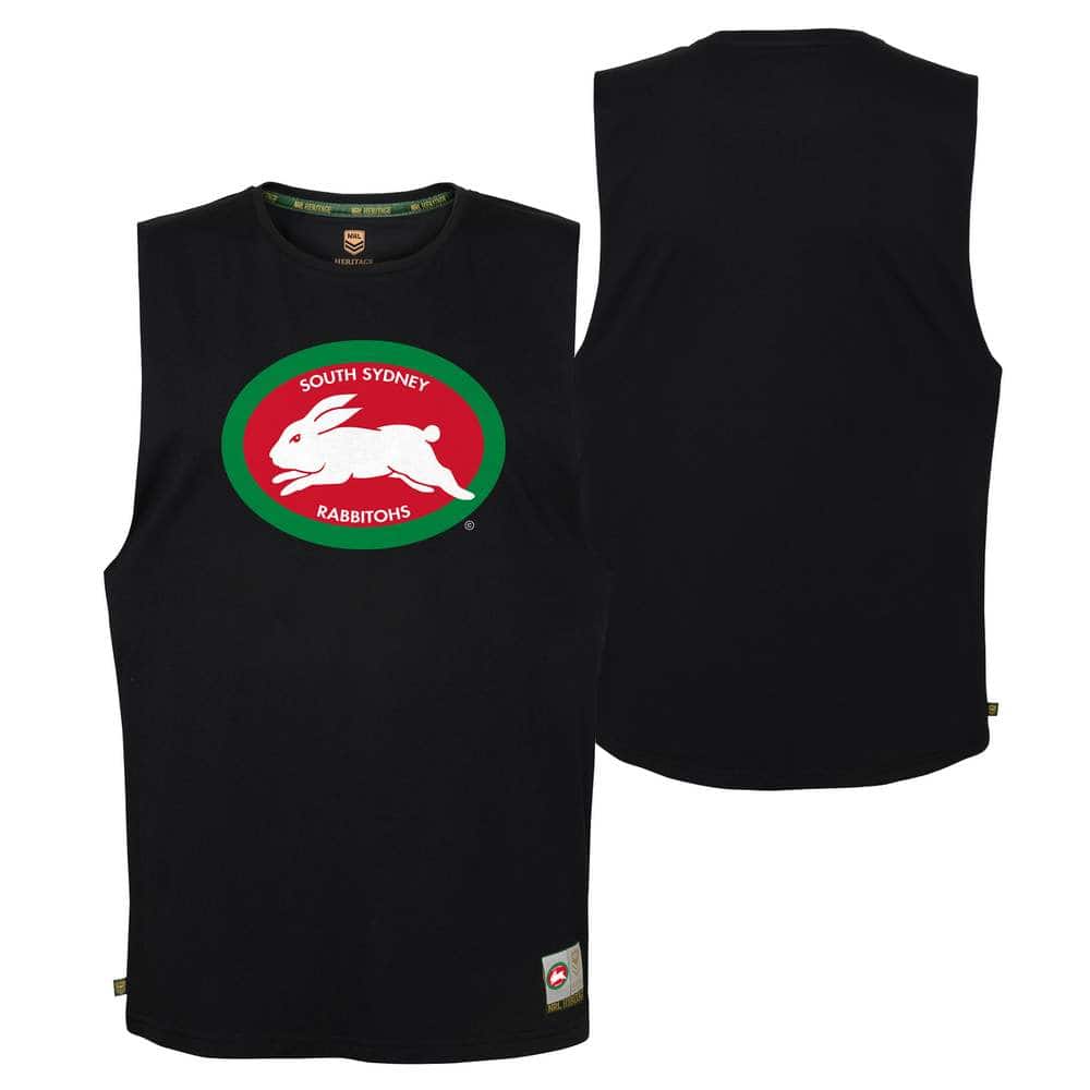 South Sydney Rabbitohs Heritage Crest Mens Muscle Tank Tee