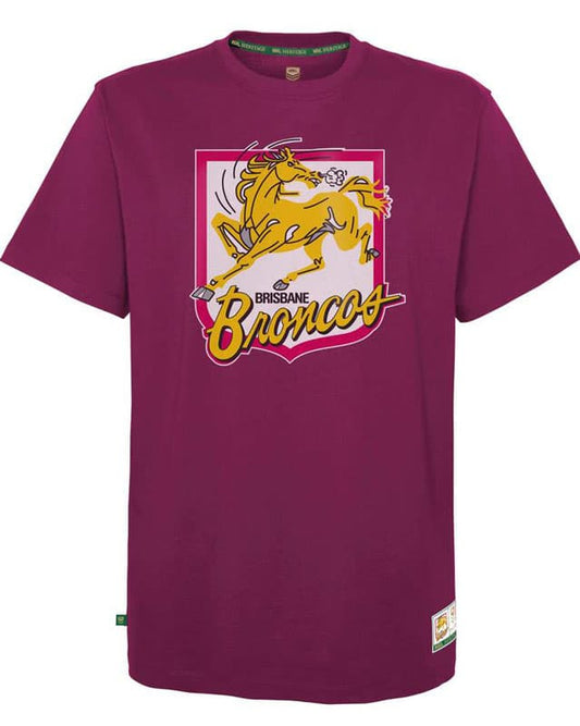 Brisbane Broncos NRL Heritage Crest Standard Shirt