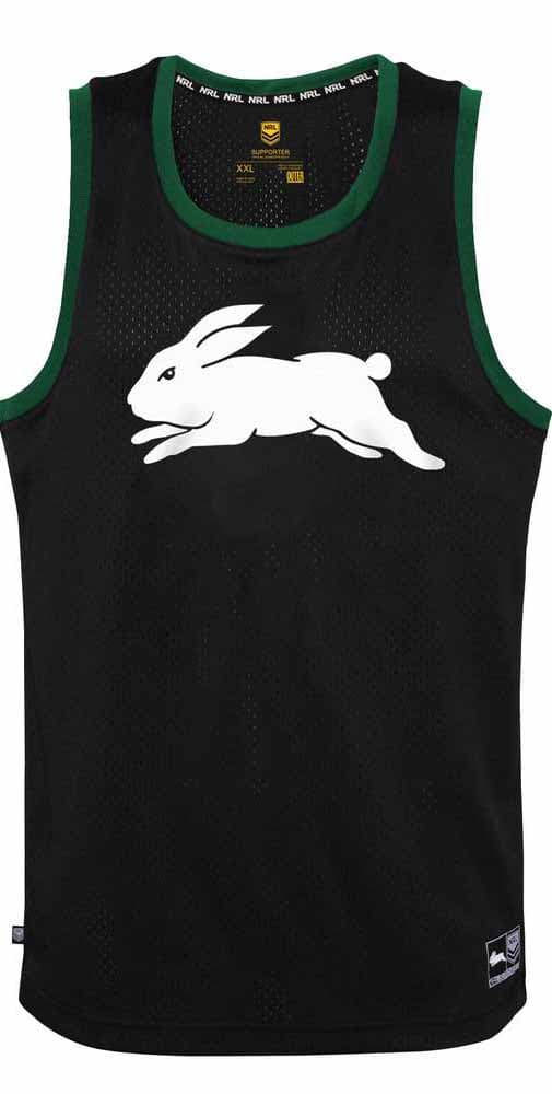 South Sydney Rabbitohs NRL Mens Mesh Singlet