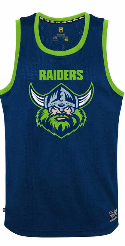 Canberra Raiders NRL Mens Mesh Singlet
