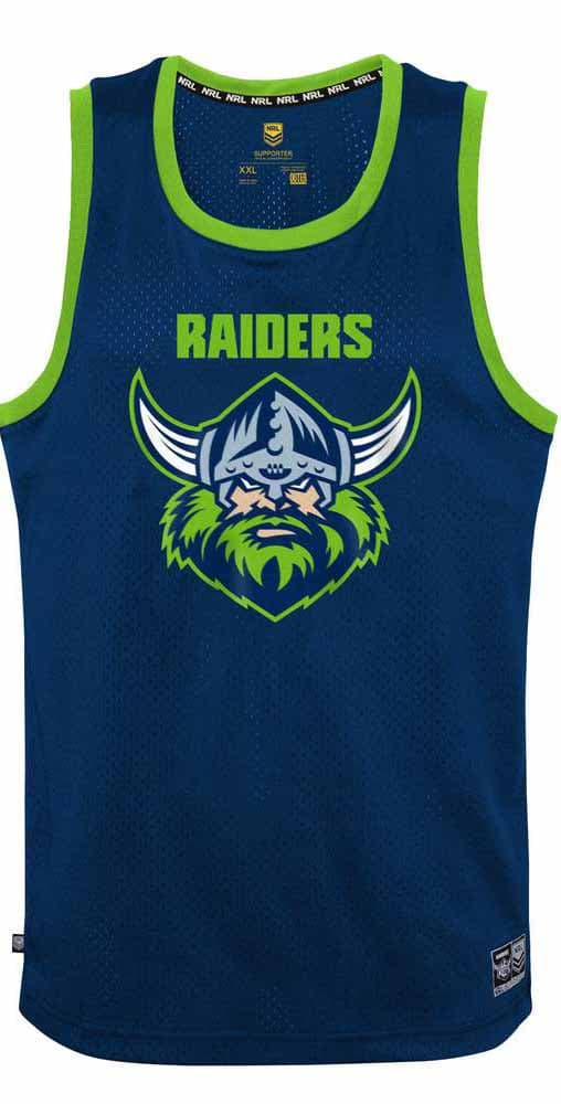 Canberra Raiders NRL Mens Mesh Singlet