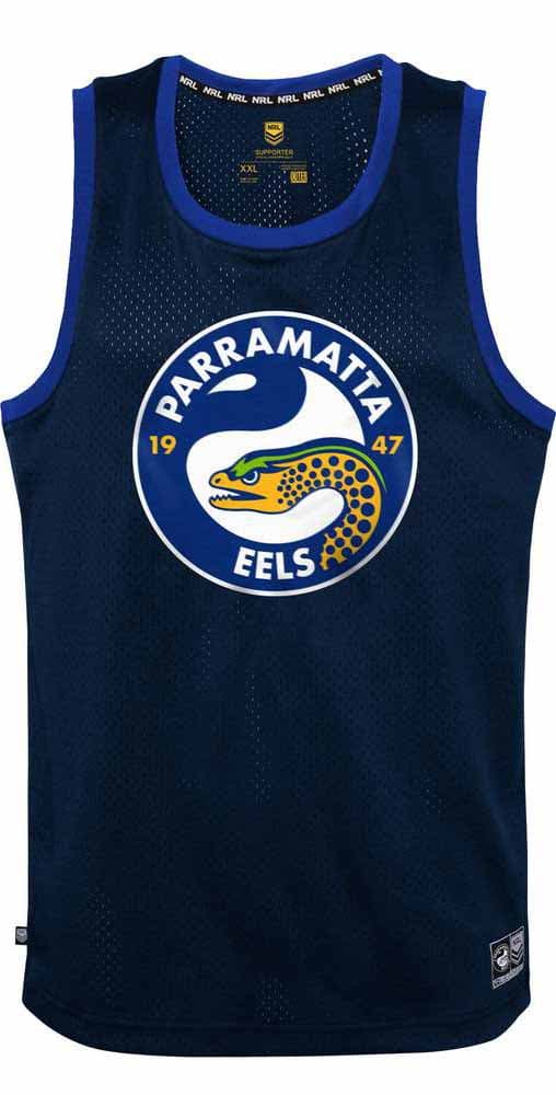 Parramatta Eels NRL Mens Mesh Singlet