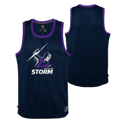 Melbourne Storm NRL Mens Mesh Singlet