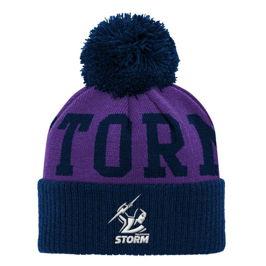 Melbourne Storm NRL Adults Beanie