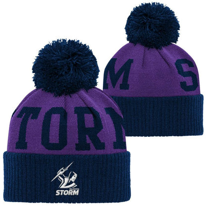 Melbourne Storm NRL Adults Beanie